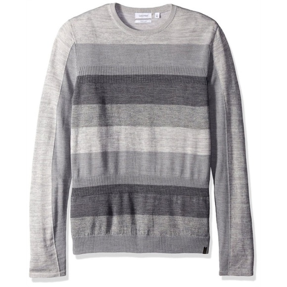 Calvin Klein Italian Yarn Crew Neck Sweater - Picture 3 of 8